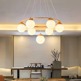 Nuura Miira Wood Chandelier